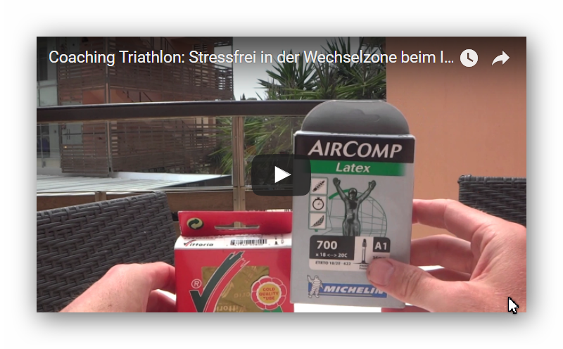 Triathlon Ironman Coaching – Tipps und Tricks- Schwalbe Michelin Vittoria Latex
